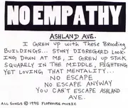 7inch Vinyl Single - No Empathy - Ashland Ave. / Pablo Escobar - Transparent