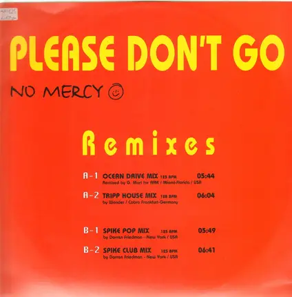 No Mercy - Please Don't Go (Remixes)