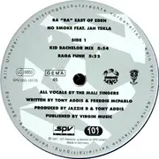 12inch Vinyl Single - No Smoke Feat. Jah Tekla - Ra 'Ra' East Of Eden