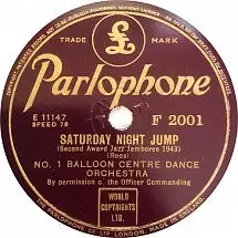 No.1 Balloon Centre Dance Orchestra - October Mood / Saturday Night Jump