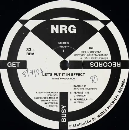 Nrg - Let's Put It In Effect