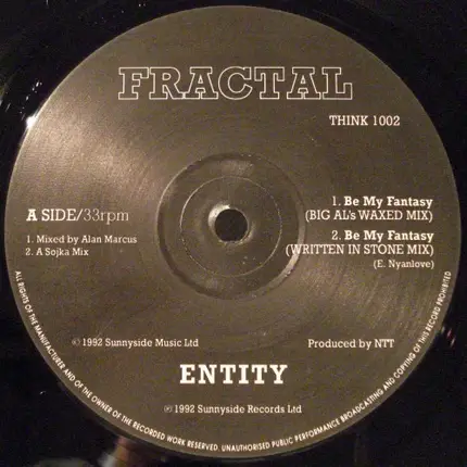 Entity - Be My Fantasy