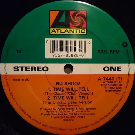 Nu Shooz - Time Will Tell