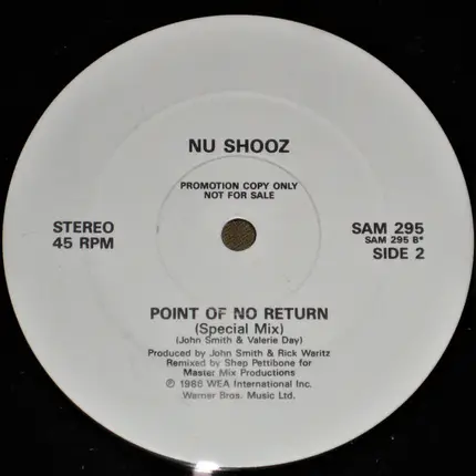 Nu Shooz - Point Of No Return (Special Mix)