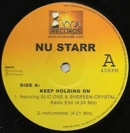 Nu Starr - Keep Holding On