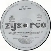 12inch Vinyl Single - Numarx - Girl You Know It's True