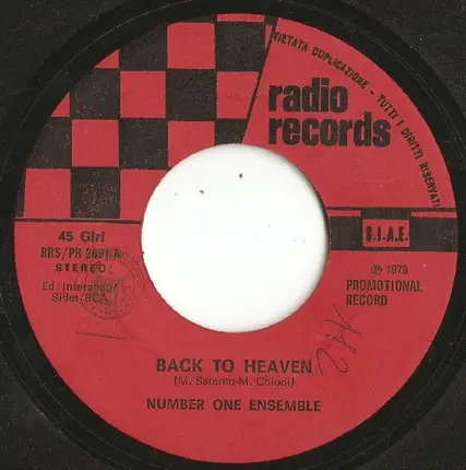 Number One Ensemble - Gipsy / Back To Heaven