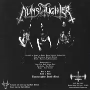 7inch Vinyl Single - Nunslaughter / Syphilitic Vaginas - Satanic Masturbation / Under Satan's Command - 1st pressing