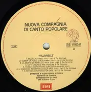 LP - Nuova Compagnia Di Canto Popolare - Villanelle