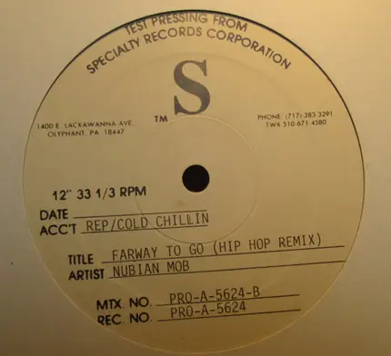 Nubian M.O.B. - Farway To Go
