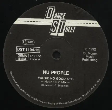 Nu People - You're No Good