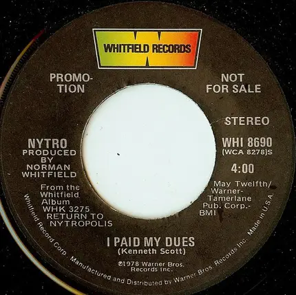 Nytro - I Paid My Dues