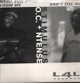 Stimulus - What You Want From Me / Don't Tell Me