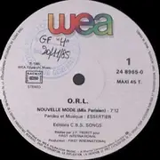 12inch Vinyl Single - O.R.L. - Nouvelle Mode