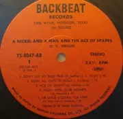 LP - O.V. Wright - A Nickel & A Nail & The Ace Of Spades - + Obi, Insert