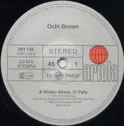12inch Vinyl Single - O'Chi Brown - A Whiter Shade Of Pale