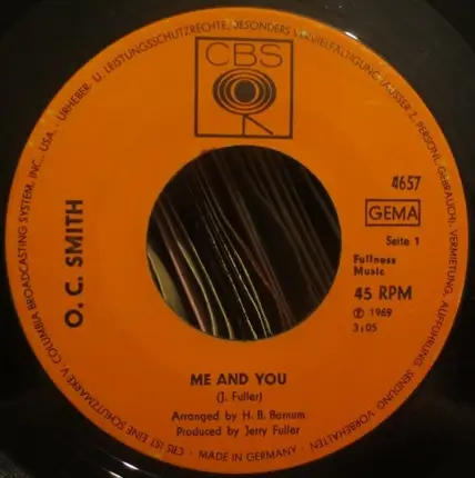 OC Smith - Me and You