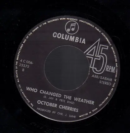 October Cherries - Muddy Water