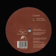 12inch Vinyl Single - October - Three Drops / Homo Sapiens