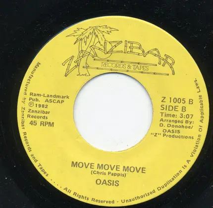 Oasis - Very Special Angel / Move Move Move