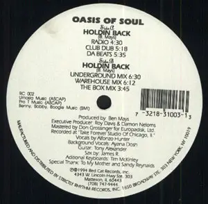 Oasis Of Soul - Holdin Back
