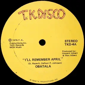 Obatala - I'll Remember April / Shades Of September