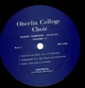 Double LP - Oberlin College Choir - Vol. 13 (Robert Fountain)