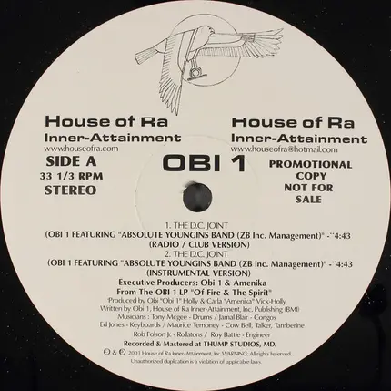 Obi 'Obi 1' Holly - The D.C. Joint