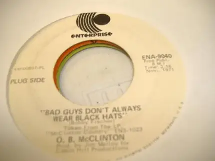 Obie McClinton - Bad Guys Don't Always Wear Black Hats