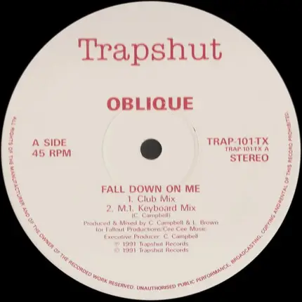 Oblique - Fall Down On Me