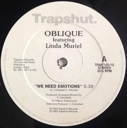 Oblique - We Need Emotions