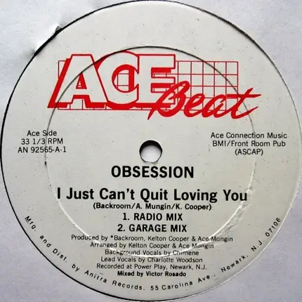 Obsession - I Just Can't Quit Loving You