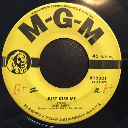 OC Smith - Just Kiss Me / At Last My Baby's Comin' Home