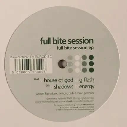 Ogi G Cash & Milan Gonzales - Full Bite Session EP