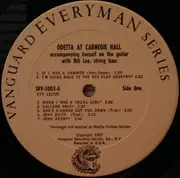 LP - Odetta - At Carnegie Hall - Mono