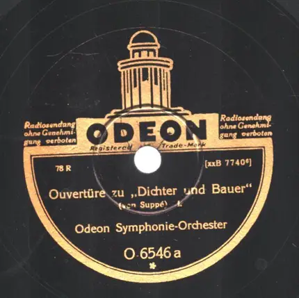 Odeon Symphonie-Orchester - Ouvertüre zu "Dichter und Bauer"