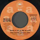 7inch Vinyl Single - Odia Coates And Paul Anka - Make It Up To Me In Love