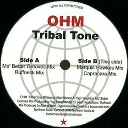 Ohm - Tribal Tone Ep/ M. Hawkes Rmx