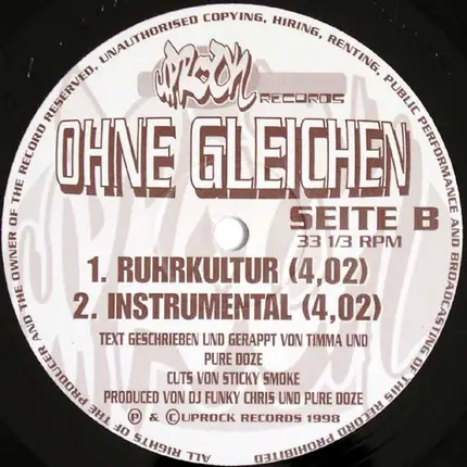 Ohne Gleichen - Technik & Stil / Ruhrkultur