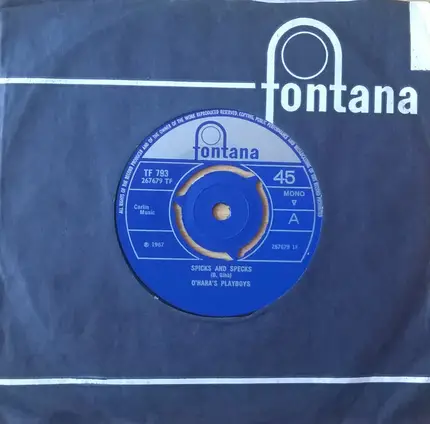 O'Hara's Playboys - Spicks And Specks