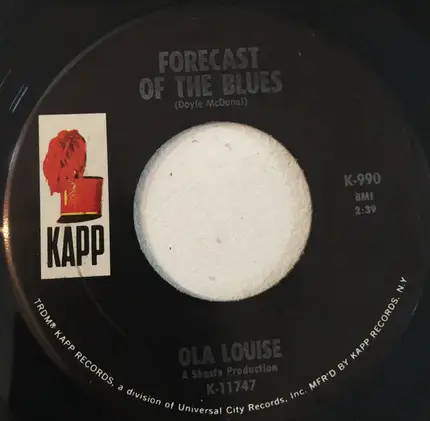 Ola Louise - The Bridge On Truckee River / Forecast Of The Blues
