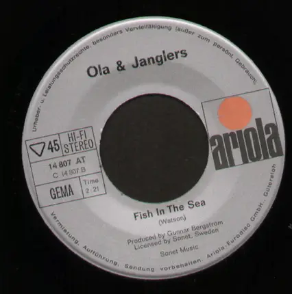 Ola & The Janglers - 96 Tears / Fish In The Sea
