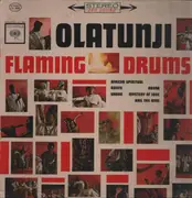 LP - Olatunji - Flaming Drums! - 1st Stereo Press