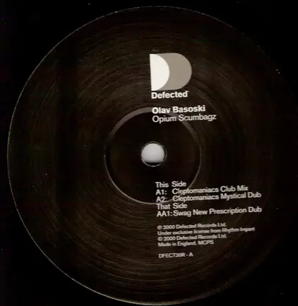 Olav Basoski - Opium Scumbagz