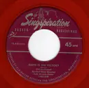 7inch Vinyl Single - Old Fashioned Revival Hour Quartet - Faith Is The Victory - Red