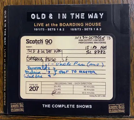 Old & In The Way - Live At The Boarding House (The Complete Shows)