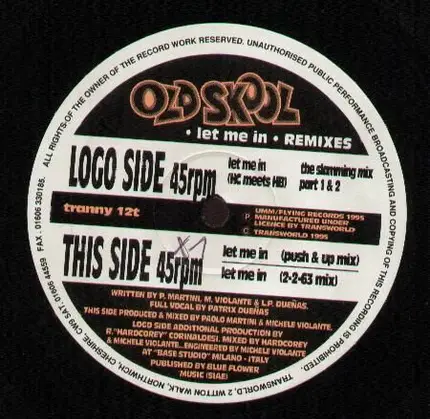 Old Skool - Let Me In (Remixes)
