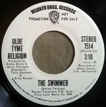 Olde Tyme Religion - Itchy Feeling / The Swimmer