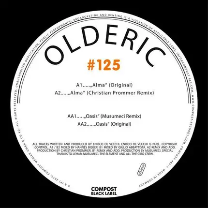 Olderic - Compost Black Label 125