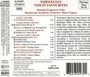 CD - Bull / Halvorsen / Grieg / Sinding / Svendsen - Norwegian Violin Favourites